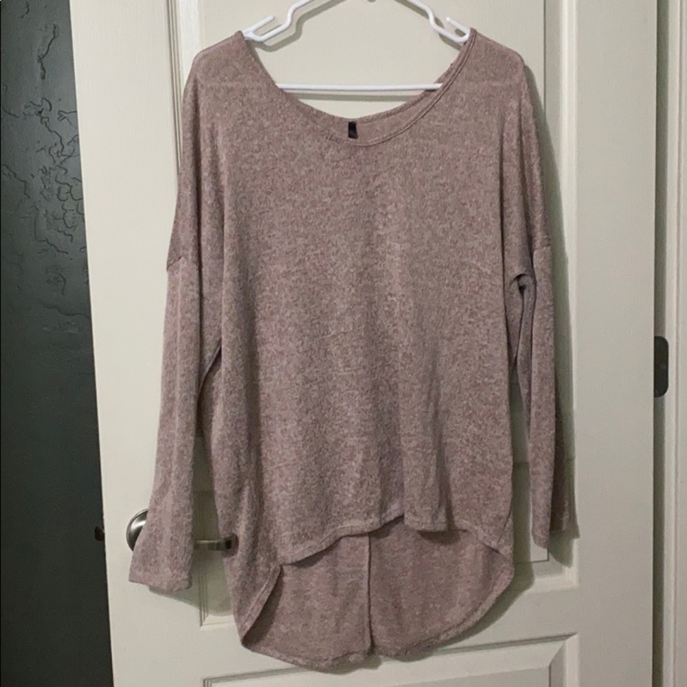 Pink/mauve thin sweater
